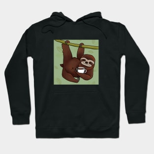 Sloth with coffee Hoodie